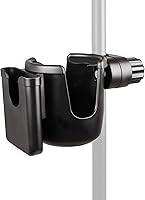Vista 1 de Mr.Power Mic Stand Cup Holder with Phone Holder, Universal 2-in-1 Bottle Holder for Music Stand, Boom