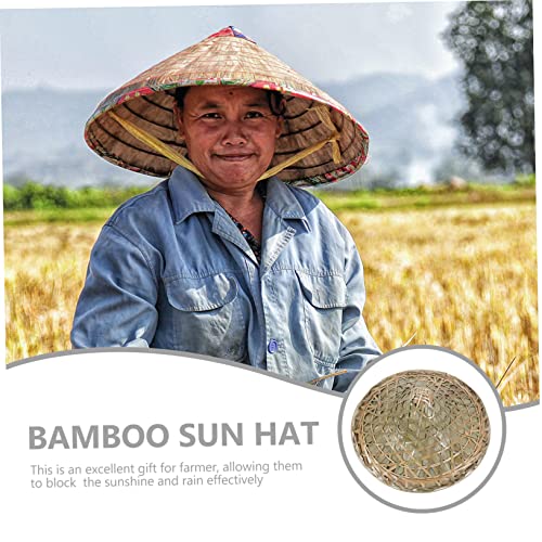 Rustic Woven Hat for Boys and Girls Rain Farmer Fisherman Cap Comfortable and Stylish Sun for Outdoor Activities and Decor4