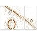 Produktbild Design Art Live Zelle Protein unter Microscope-digital Metall Wand art-mt774636 x 28 3 Platten, 36 x 28