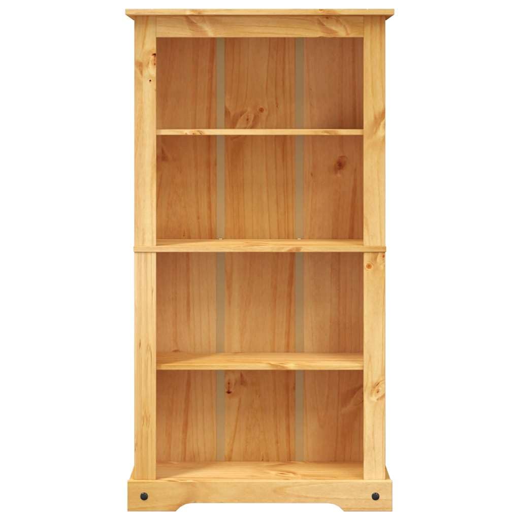 Libreria a 4 scomparti, stile messico, in legno di pino, 80 x 29 x 150 cm, stile rustico, da parete, divisorio, vetrina per soggiorno, studio