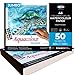 Produktbild Zieler Jumbo A3 Aquarellpapier, fein genarbt, strukturiert, von Zieler. 50 Blatt, 300 g / qm, quer Ideal zum Einweichen und Abdecken. Hergestellt in Großbritannien. Enthält ein Starter-Hinweisblatt