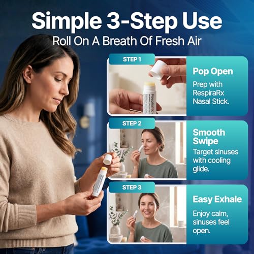 Image of Nasal Stick for Adults | Cooling Comfort | Easy-to-Use Pocket Size | Day & Night Use | Pack of 1
