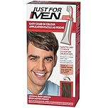 Just For Men Easy Comb-In Hair Color for Men, Easy No Mix Application with Comb Applicator - Medium-Dark Brown, A-40, Pack of 1
