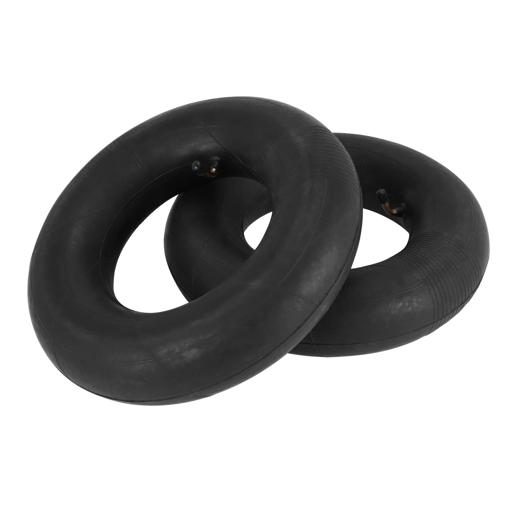 Fuhjythy 4.10/3.50-6 or 4.00-6 Replacement Inner Tube for Wheelbarrows Snow Blowers,Wagons,Carts,Hand Trucks,Lawn Mowers, and More,with TR87 Bent Metal Valve