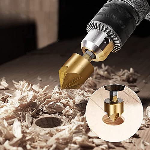 Countersink Drill Bit Set 8Pcs,Woodworking Drill Tools，Countersink Drill Bit Set For Wood,Special Tools For Drilling #TOP1