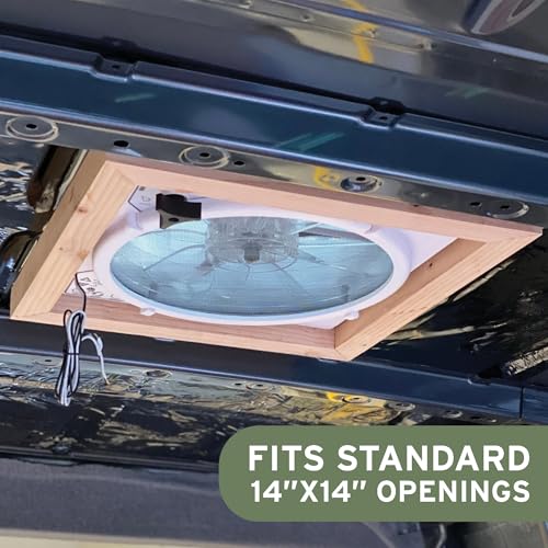 Maxx Air 0007500K MaxxFan Smoke Grey Deluxe Remote Fan Lid