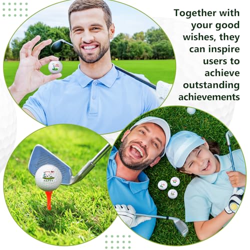 3 Pcs Happy Birthday Golf Balls