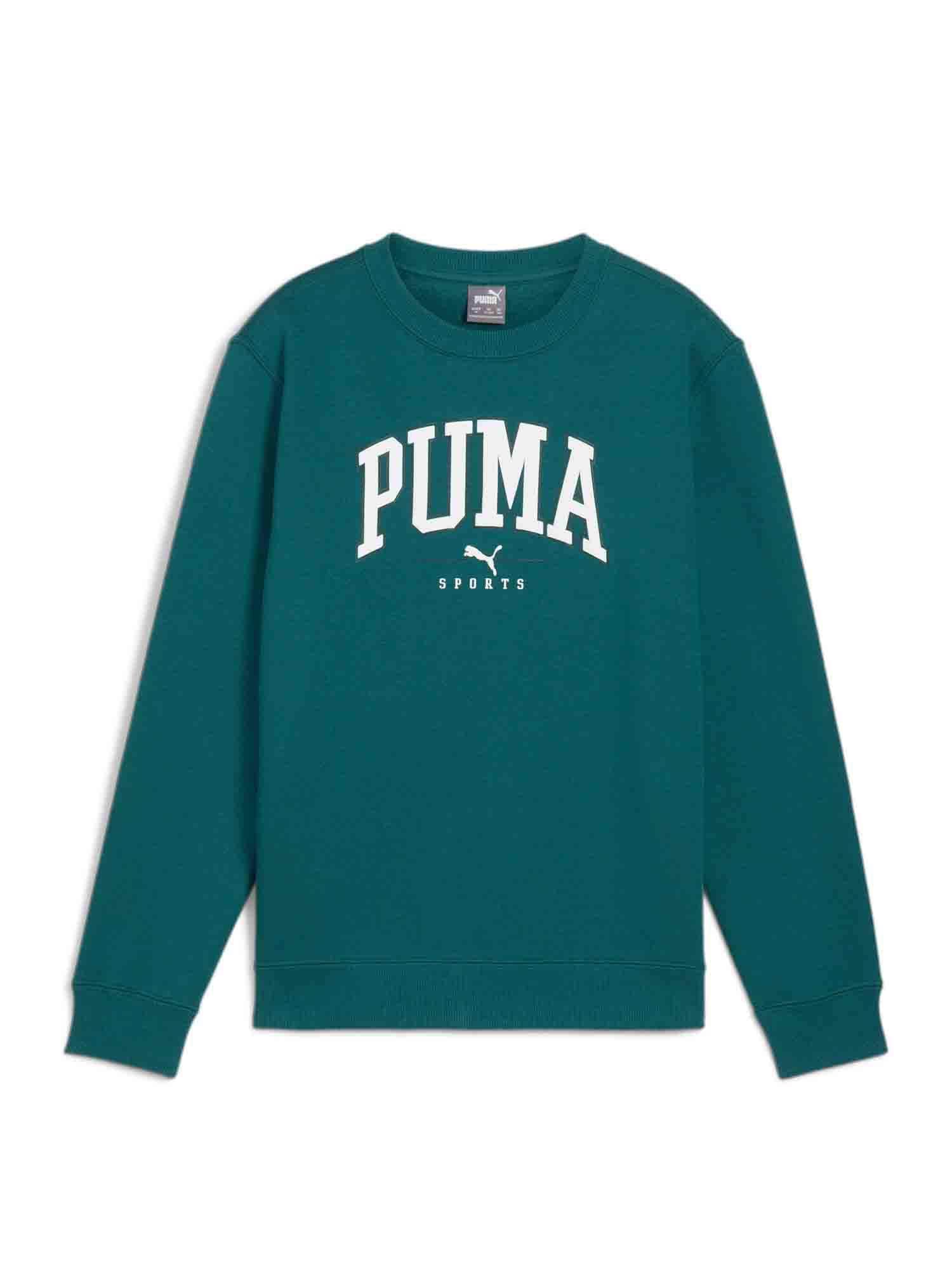 Sweat PUMA Squad Crew FL pour garçon en molleton doux