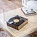 Crosley CR6045A-WA Miles 3-Speed Bluetooth in/Out Record Player Turntable with Built-in Speakers, Walnut