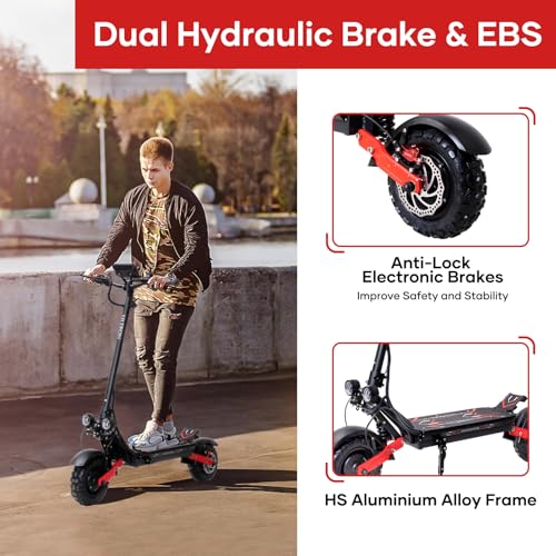 S3 Electric Scooter for Adults, 6000W Dual Motor Off-Road