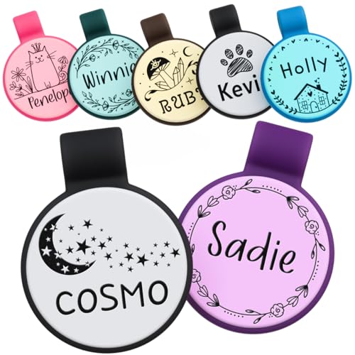 Brayhoo Silent Silicone Cat ID Tag