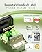 NIIMBOT B21 Pro Label Maker, 300DPI HD Label Printer, Ideal for Notes,Photos, Study Graphics, Memo Maker,50x30mm Label,230Pcs(Pine Green)