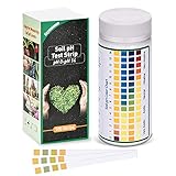 SaySummer Soil pH Test Strips 100 PCS, 0-14 Full Range Soil Testing Kit Testing for Indoor & Outdoor...