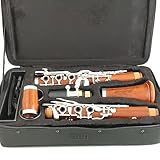 TSTS Redwood Wood Clarinet Bb 20 Keys Turkish Rosewood Sib Klarnet Professional Clarinet