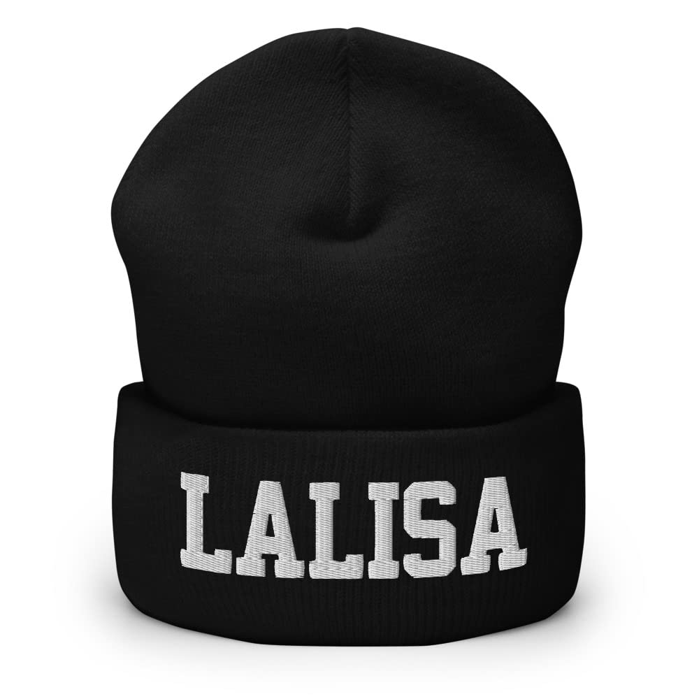 GenericLALISA Beanie, LALISA Embroidered Cuffed Beanie