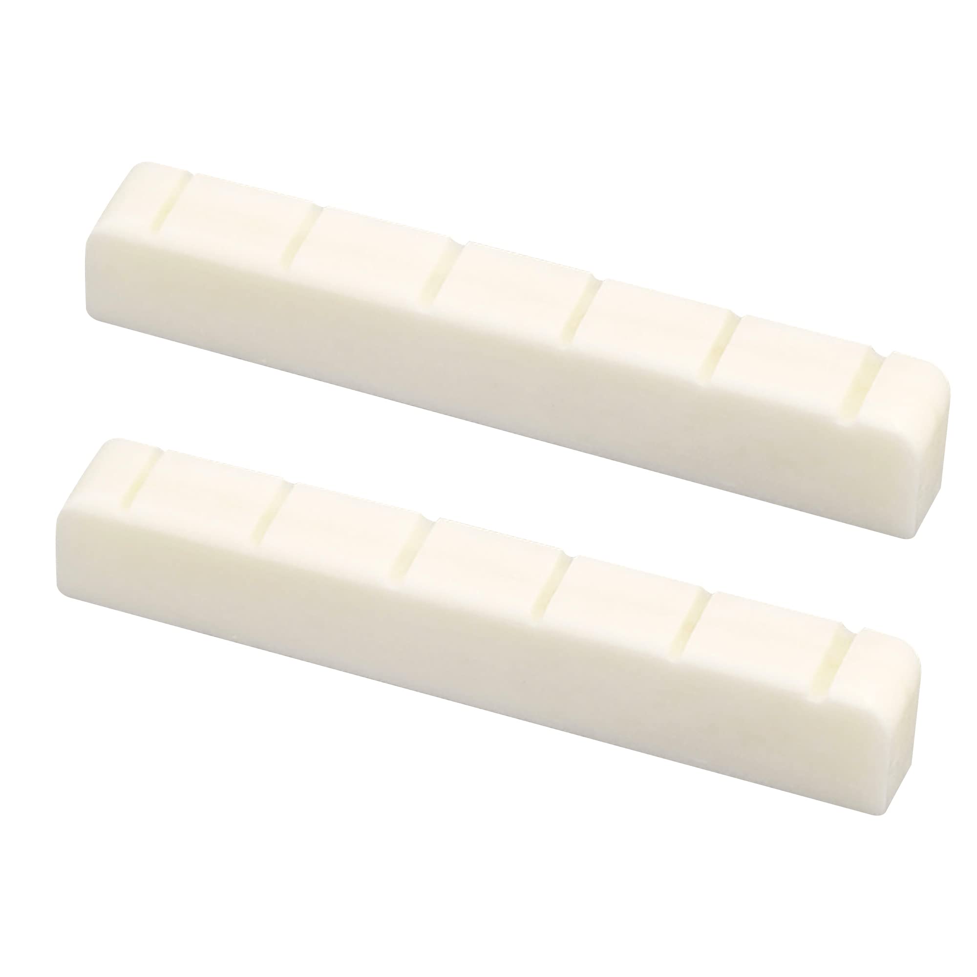 Musiclily Kości Siodełko Gitaryowe 6-strunowe do Gitary Klasycznej DJ03 52x6x9mm (2 szt.)