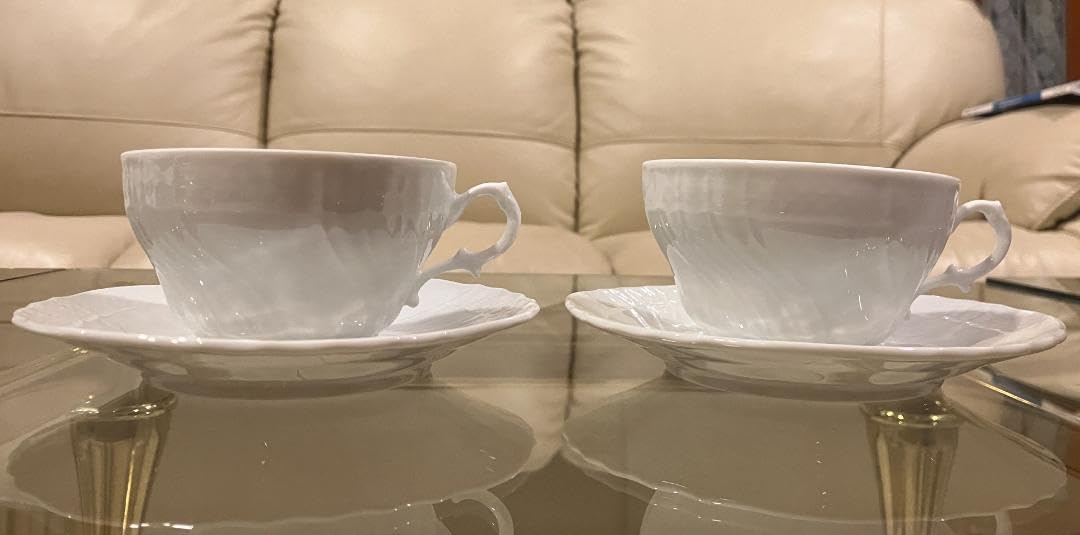 お値下げ⭐︎ジノリ　ベッキオホワイト　お皿、ティーソーサー　セット Amazon.co.jp: リチャードジノリ ティー カップ&ソーサー 2客