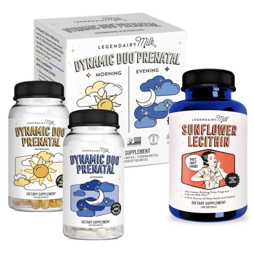 Legendairy Milk Prenatal Vitamin Sunflower Lecithin Bundle