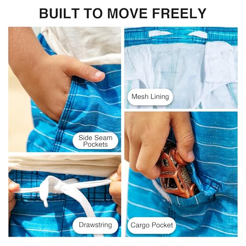 Image of Kanu Surf Boys' Avalon Quick Dry UPF 50+ Beach Swim Trunk