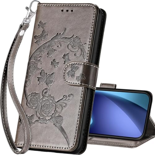 Protégez votre iPhone 17 avec cet étui portefeuille fleuri anti-rayures à rabat