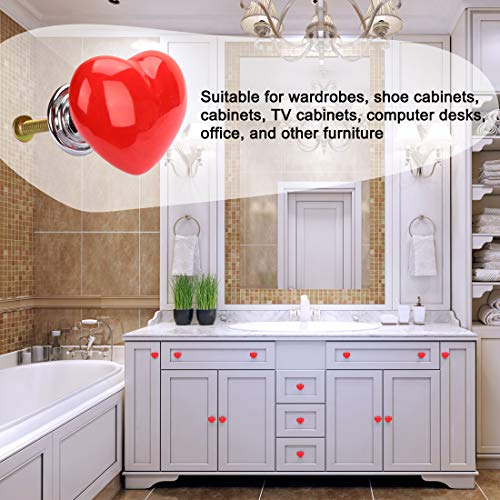 Sourcing map, 6 pomelli in ceramica per cassetti