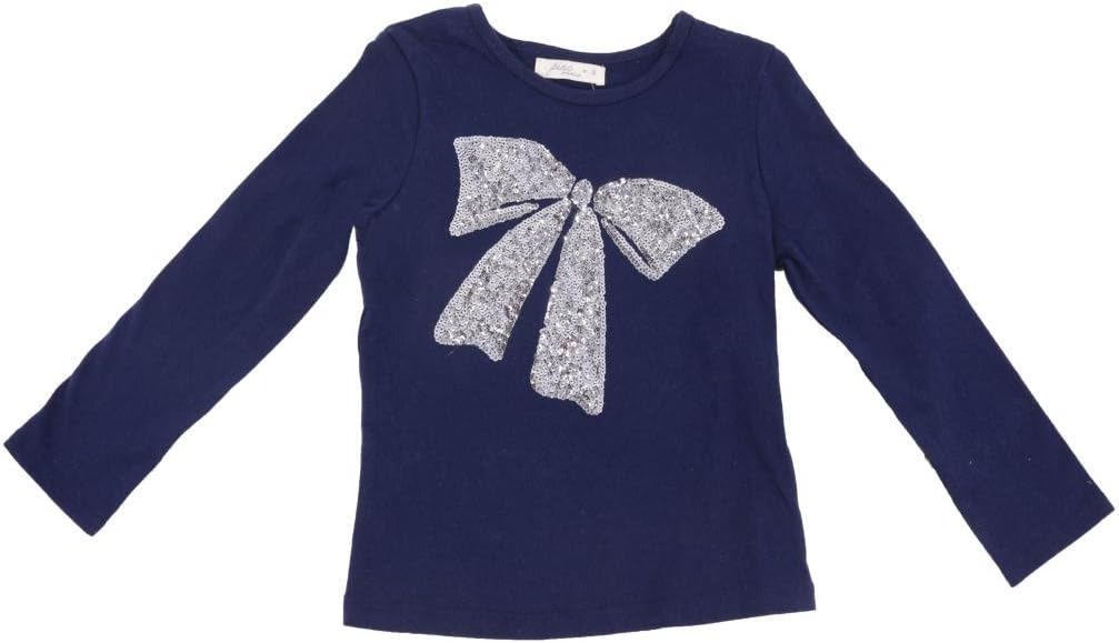 Big Girls' Sequin Bow Top