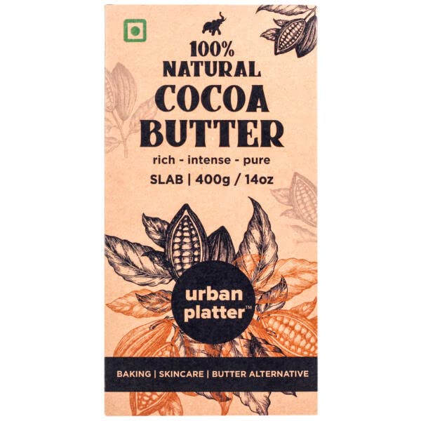 Urban Platter Pure Cocoa Butter, 400 g