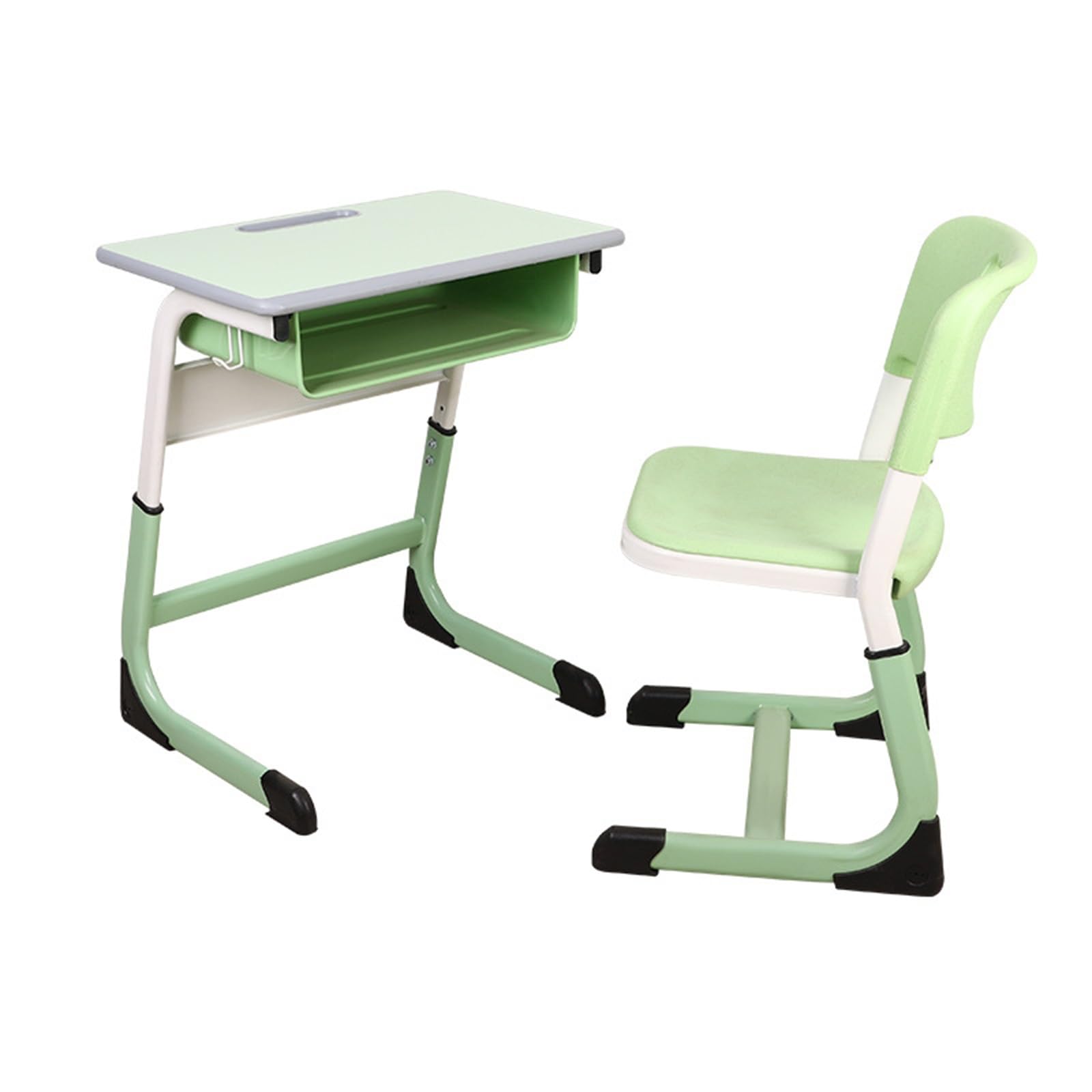 Kompaktowe narożne biurko robocze z szafką do przechowywania i ergonomicznym krzesłem, nowoczesny stół do nauki do domowego biura dla efektywnej organizacji przestrzeni roboczej