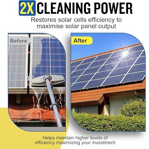 Image of IGNITE Advance Solar Panel Cleaner Liquid - 1000ml | Removes Dust, Bird Droppings, Pollen | Enhances Efficiency | Safe for All Panels