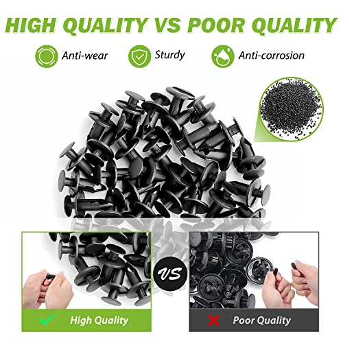 Frokom 100pcs 8mm Bumper Clips