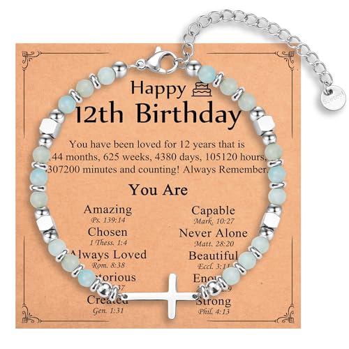 Image of Religious Cross Bracelet for Women Girls, Christian Gifts for Daughter Granddaughter Sister in Christ Friend Niece on Birthday Christmas Easter Valentines Day Graduation