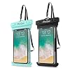 51qUt2mHb4L. SS100 ProCase-Universal-Waterproof-Case-Cellphone-Dry-Bag-Pouch-for-iPhone-12-Pro-Max-11-Pro-Max-Xs-Max-XR-XS-X-8-7-6S-Plus-SE-2020-Galaxy-S20-Ultra-S10-S9-S8Note-10-9-up-to-7-2-Pack-GreenBlack