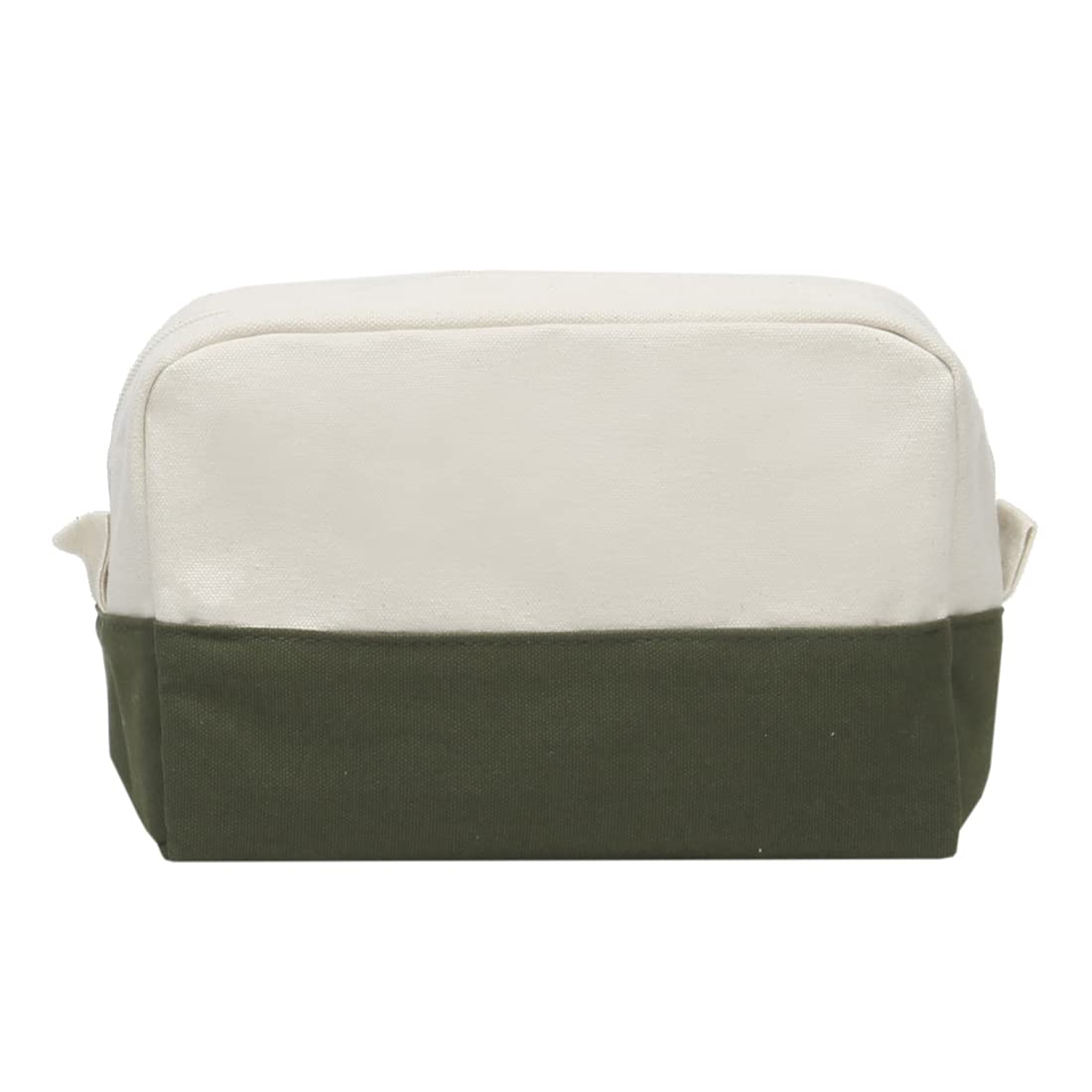 Tag&Crew Multifunctional Two Color Heavy Canvas Men and Women Travel Zipper Kit Makeup Ac…