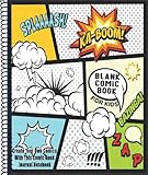 Blank Comic Book For Kids : Create Your Own Comics With This Comic Book Journal Notebook: Over 100 Pages Large Big 8.5