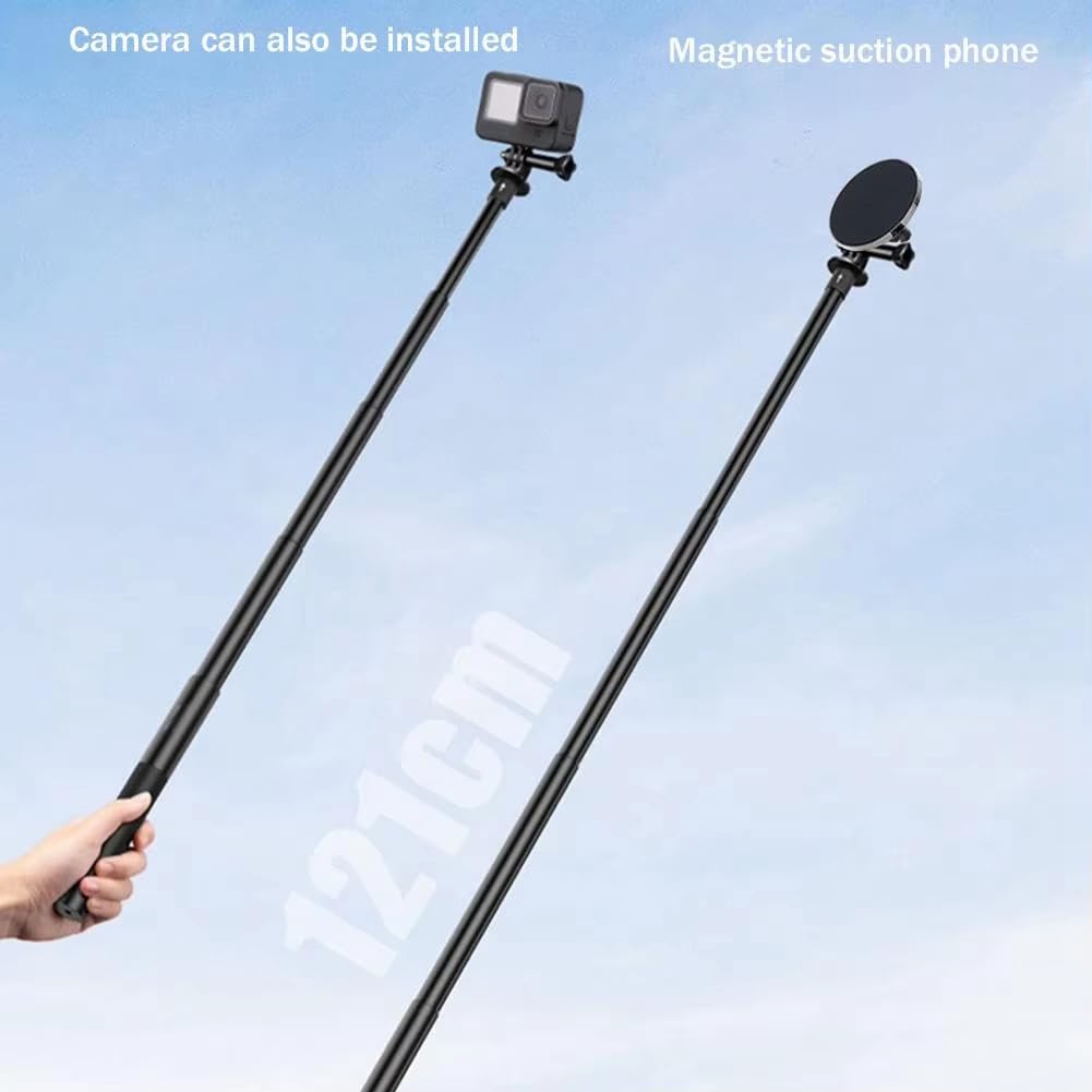Malloy Kijek do selfie z monopodem golfowym z kołkiem podłogowym, do fotografii zewnętrznej, wędkowania i wkładania akcesoriów do selfie.