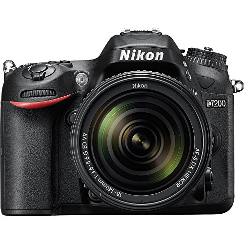 Nikon D7200   Kit (18 a 140 mm), color negro