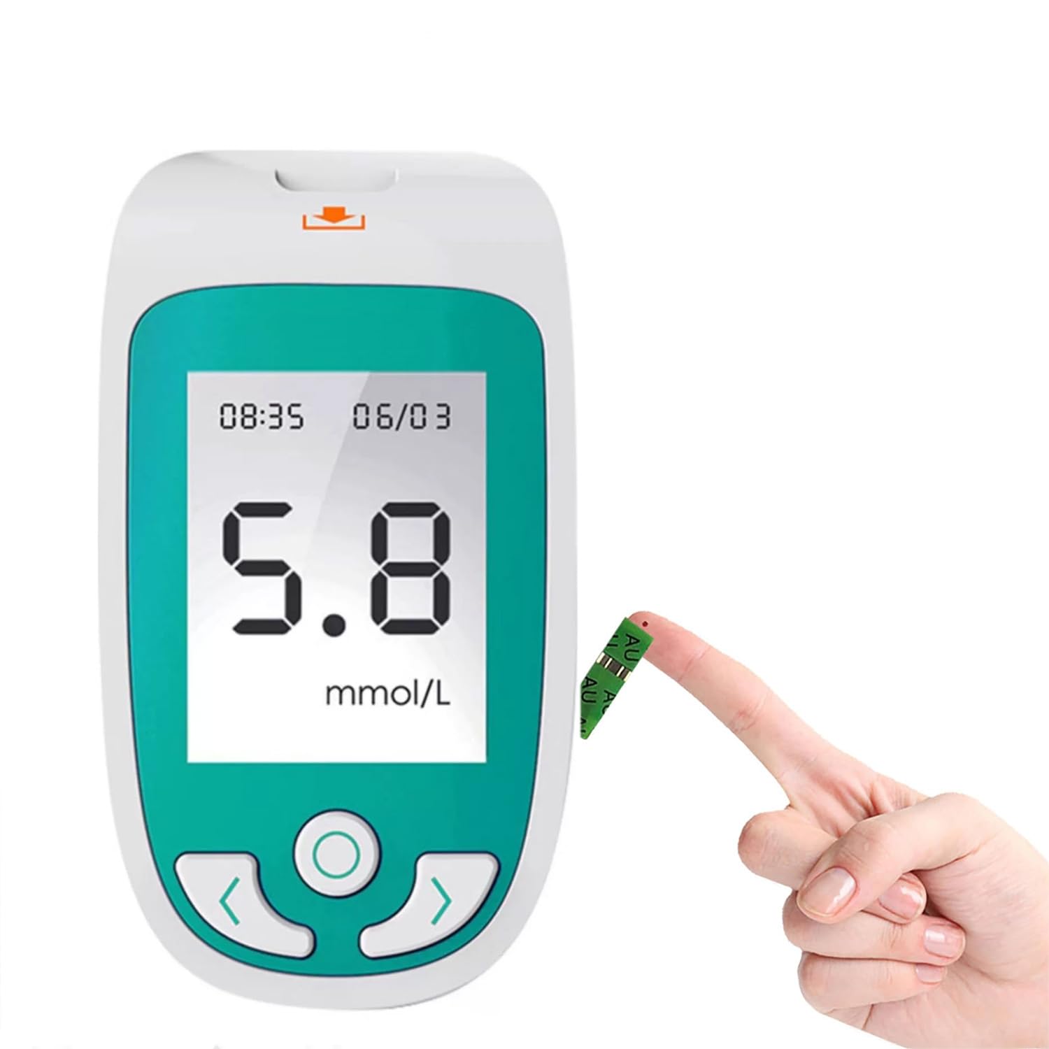 3-in-1 Blood Glucose Test Analyzer, Multifunction Tester, Glucose Uric Acid Total Cholesterol Tester, with 50 Blood Sugar +25 Uric Acid +10 Cholesterol Test Strip