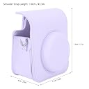 for Fujifilm Instax Mini 11 & Mini 12 Instant Camera Premium Carry Bag with Magnet & Bunting (Purple) gallery image