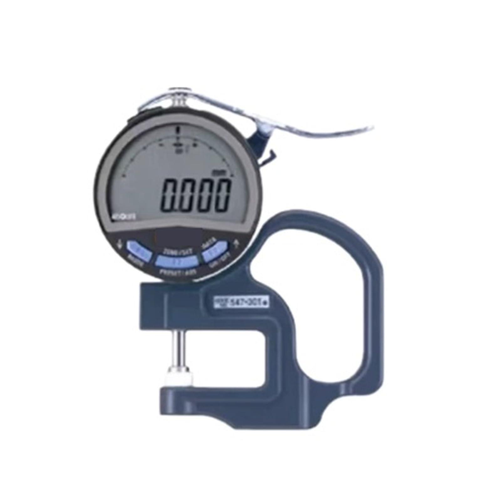 Medidor de espesor digital 547-301A 0-10 mm 0,001 mm | Diseño portátil, pantalla de dial duradera, medición industrial