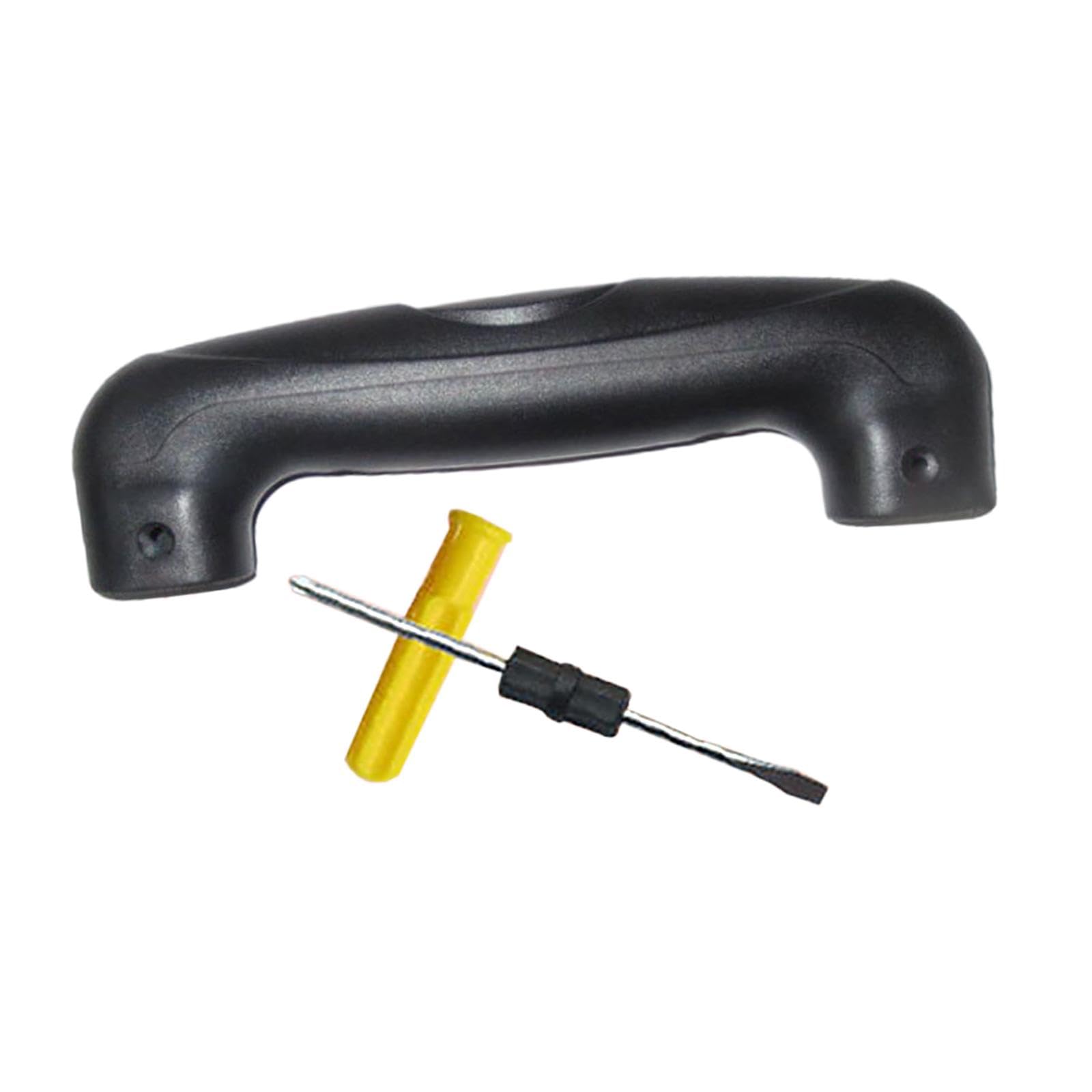 colaxi Luggage Handle Replacement Suitcase Handle Sturdy Men Women Parts Wear Resistant Repair Carrying Case Handle with Screwdriver, Black
