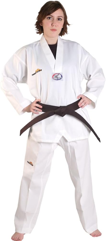 Tiger Claw White Medium Weight Tae Kwon Do (TKD) Uniform