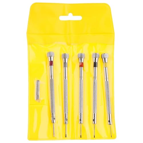 Loom Tree 5Pcs Precision Screwdriver Glasses Jewelry Watchmaker Watch Repair Tool