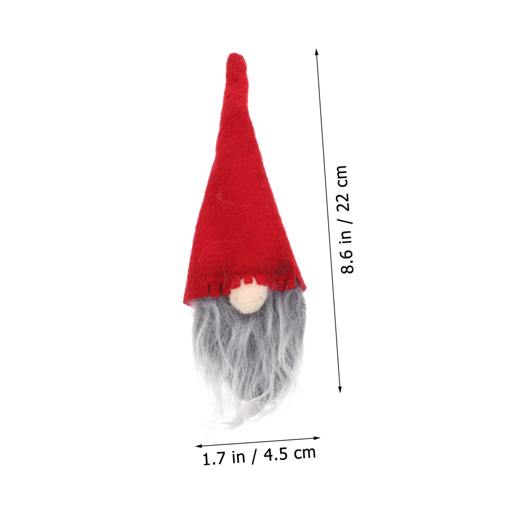 Ipetboom Lot de 10 Housses de Bouteilles de Vin Rouge en Tissu Non Tissé, Décoration Créative et Compacte pour Scène de Festival de Noël Poupée sans Visage
