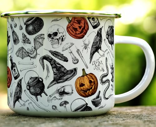 Loftipop Taza de Café Campamento Halloween 16oz miniatura 2