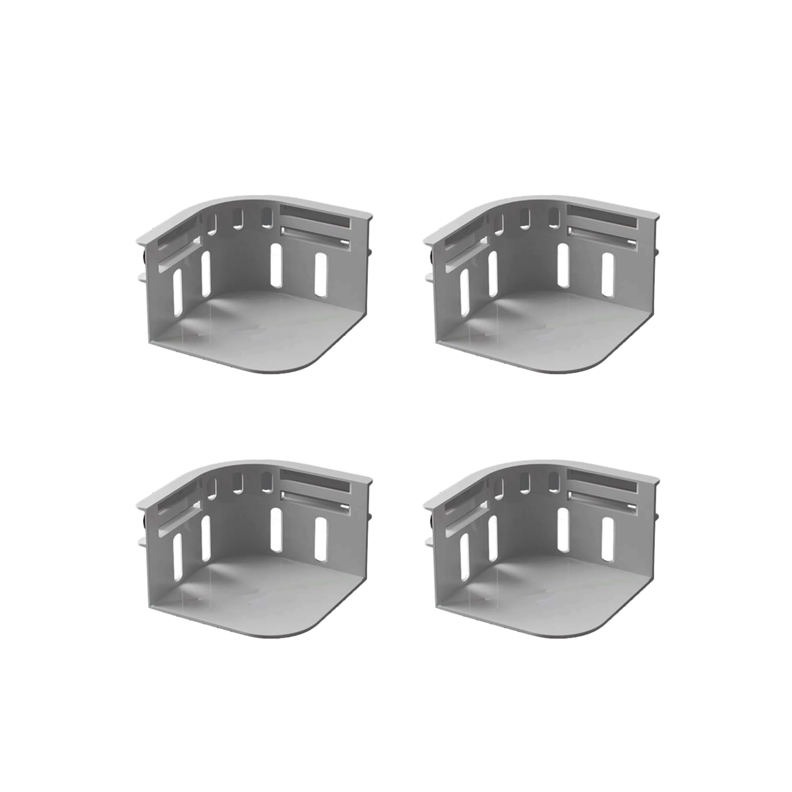 HEYOU Mattress Holders for Bed Frames Lock Sheet Holders Secure Bed Sheets Firmly in Place for No More Loose Sheets, Fits All Sheet Sizes, Easy Tight Easy Installation 4 Pack (Gray)