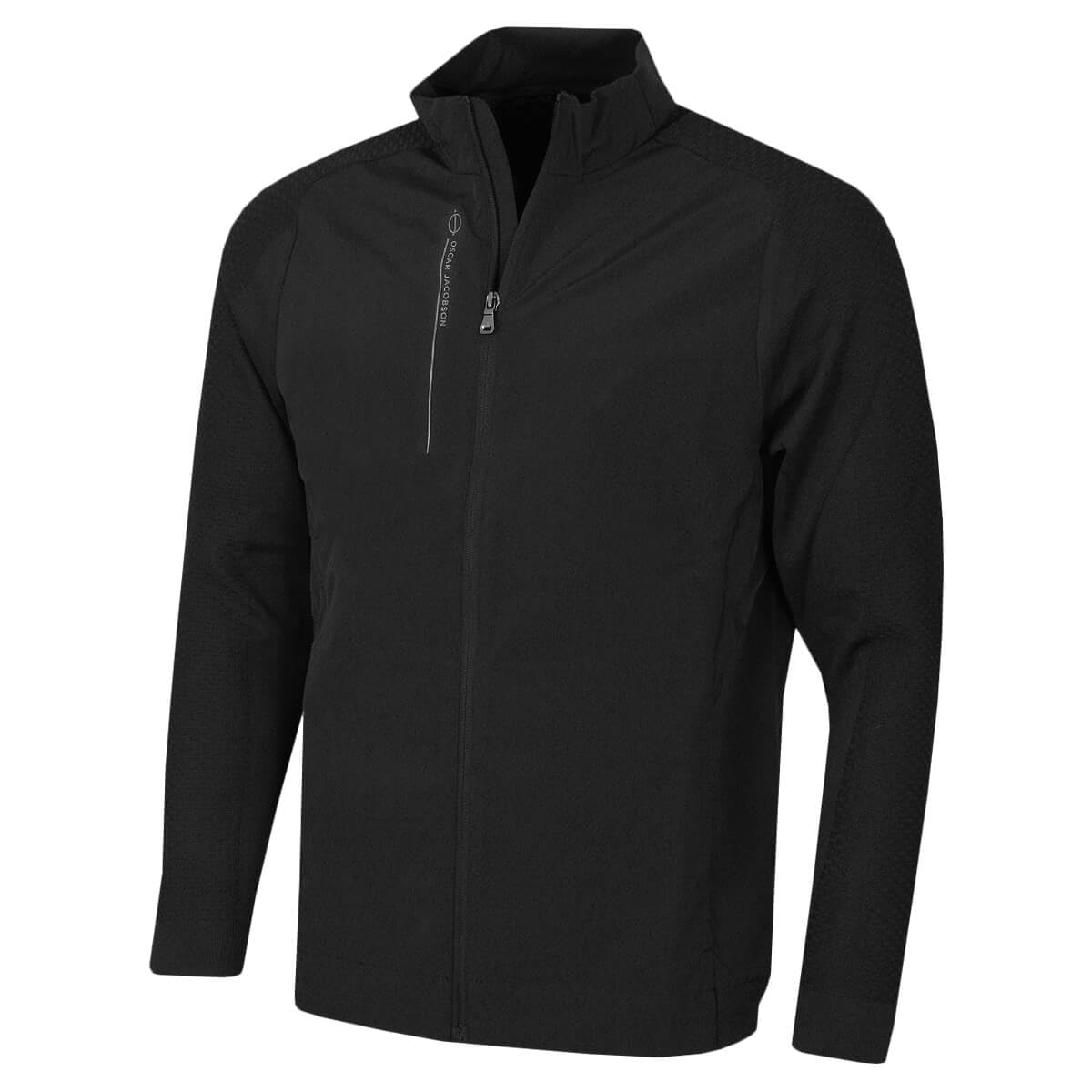 Oscar Jacobson Mens Highbank Lightweight Golf Jacket - Black - XL