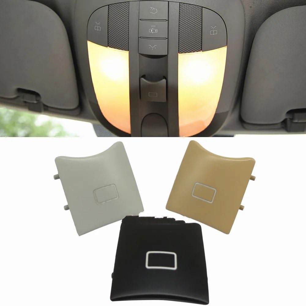 Raamschakelaar Afdekkingsknop For Mercedes W164 W251 X164 Auto Zonnedak Raam Schakelaar Knop Cover Plastic for Benz ML GL Klasse Auto Indoor plafond Lichtschakelaar(Model A Beige
