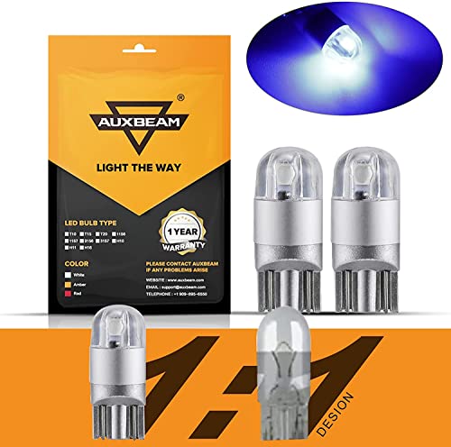 Image of Auxbeam 194 T10 LED Bulbs, Blue, 2 PCS