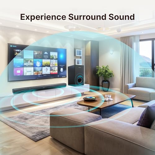 Image of CrossBeats Blaze B1100 5.1 Dolby Home Theater Speaker 625W for TV [2026 Launch] Subwoofer Satellite Speakers, Soundbar for Smart TV |Bluetooth Sound bar Music System Home Theatre (Metallic)