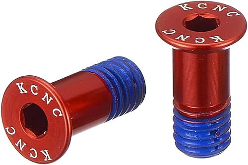 ケーシーエヌシー(KCNC) ディレーラーパーツ ジョッキーホイールボルト 14mm シマノ11速対応 2個1組 レッド 304416